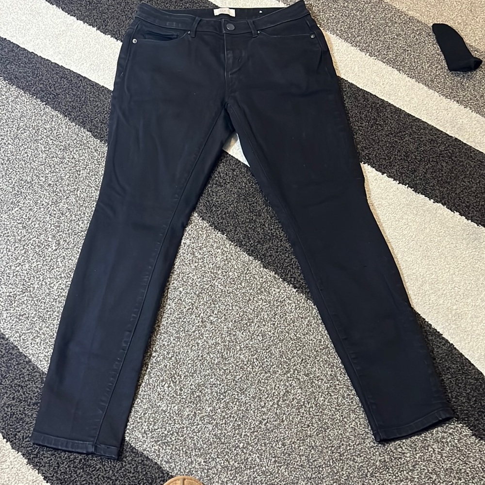Loft Black curvy skinny jeans Womens 4